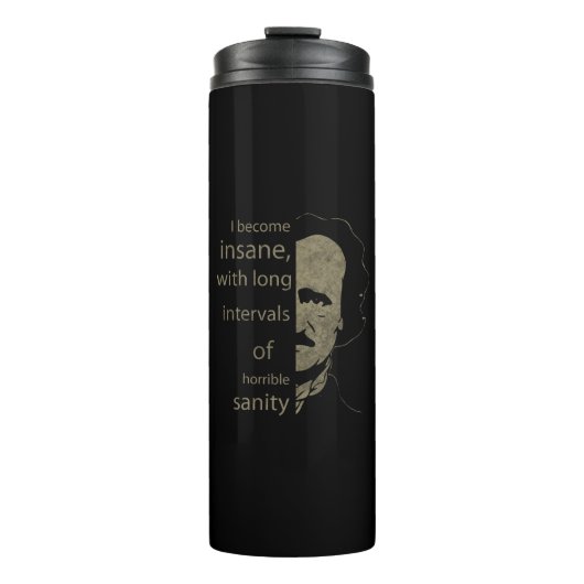 Edgar Allan Poe Thermosbecher (Vorderseite)