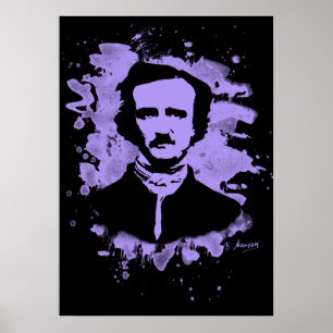 Edgar Allan Poe Tribute (violett) Poster