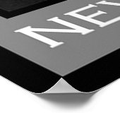 Edgar Allan Poe und Raven Poster (Ecke)