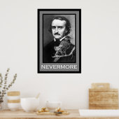 Edgar Allan Poe und Raven Poster (Küche)