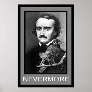 Edgar Allan Poe und Raven Poster
