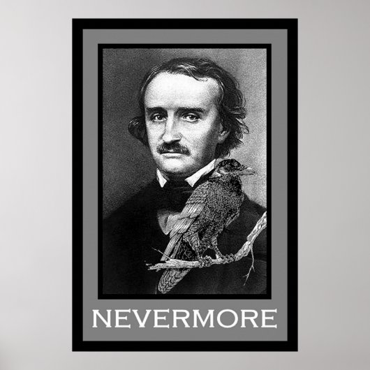 Edgar Allan Poe und Raven Poster (Vorne)