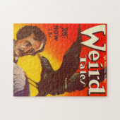 Edgar Allan Poe und Raven Pulp Magazine Cover Puzzle (Horizontal)