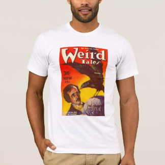 Edgar Allan Poe und Raven Pulp Magazine Cover T-Shirt