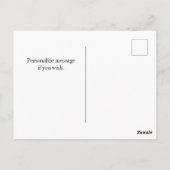 Edgar Allan Poe Usher Gemälde von Arthur Rackham Postkarte (Rückseite)