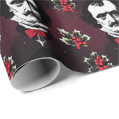 Edgar Allan Poe Weihnachtswrapping Paper 2 Geschenkpapier (Rolleneckpunkt)
