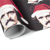 Edgar Allan Poe Weihnachtswrapping Paper Geschenkpapier (Rolleneckpunkt)
