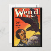 Edgar Allan Poe Weird Tales Cover Postkarte (Vorne/Hinten)