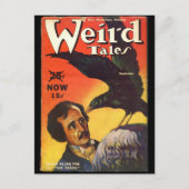 Edgar Allan Poe Weird Tales Cover Postkarte (Vorderseite)