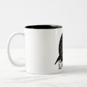 Edgar Allan Poe Zweifarbige Tasse (Links)