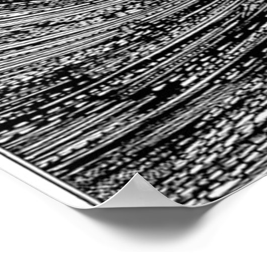 Edgar Allan Poes Abstieg in den Mahlstrom Poster (Ecke)