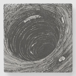 Edgar Allan Poes Abstieg in den Mahlstrom Steinuntersetzer