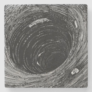 Edgar Allan Poes Abstieg in den Mahlstrom Steinuntersetzer