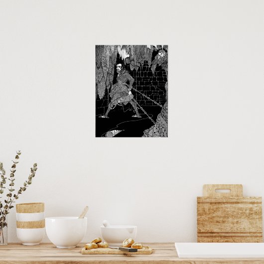 Edgar Allan Poe's Cask of Poster (Küche)