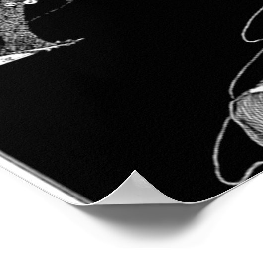 Edgar Allan Poe's Cask of Poster (Ecke)