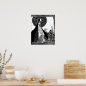 Edgar Allan Poes Ligeia Poster (Küche)