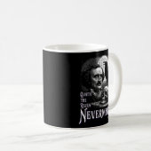 Edgar Allan Poes Raven Nevermore Kaffeetasse (VorderseiteRechts)
