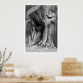 Edgar Allan Poe's Raven - Nevermore Poster (Küche)