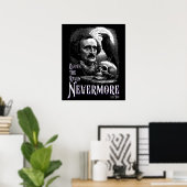 Edgar Allan Poes Raven Nevermore Poster (Heimbüro)
