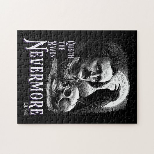 Edgar Allan Poes Raven Nevermore Puzzle (Horizontal)