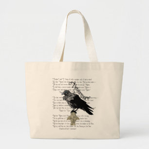 Edgar Allan Poe's The Raven Jumbo Stoffbeutel