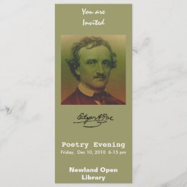 Edgar Allan Pop Einladung
