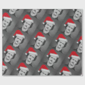 Edgar Allan Pop Santa Geschenkpapier (Flach)