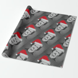 Edgar Allan Pop Santa Geschenkpapier