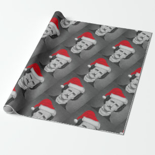 Edgar Allan Pop Santa Geschenkpapier