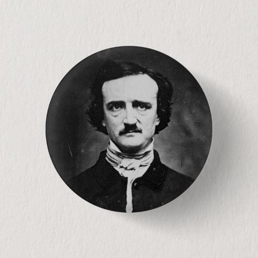 Edgar Allen poe Button (Vorderseite)