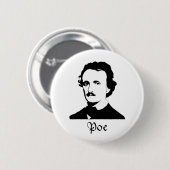 Edgar Allen Poe Button (Vorne & Hinten)