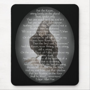 Edgar Allen Poe "der Raben-" Mousepad