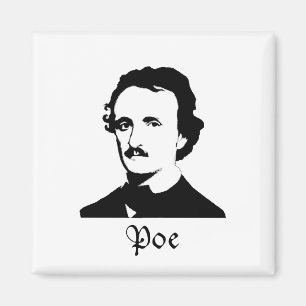 Edgar Allen Poe Magnet