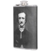 Edgar Allen Poe mit Zitat Flachmann (Links)