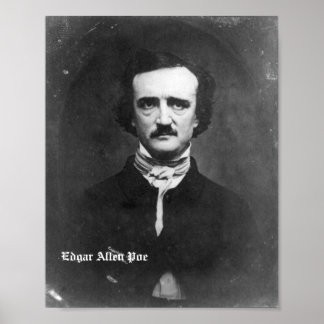 Edgar Allen Poe Poster 10 x 7,5
