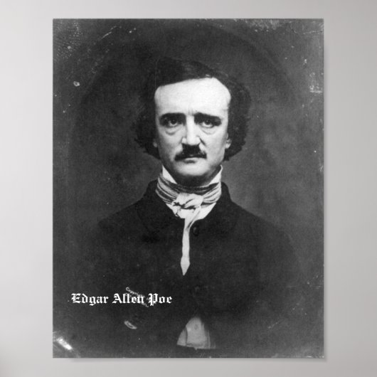 Edgar Allen Poe Poster 10 x 7,5 (Vorne)