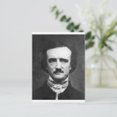 edgar allen poe postkarte (Stehend Vorderseite)