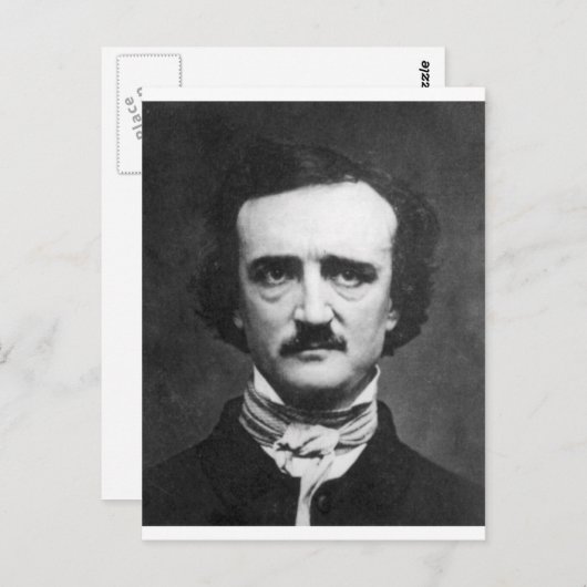 edgar allen poe postkarte (Vorne/Hinten)