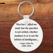 Edgar Allen Poe Quote 9a Schlüsselanhänger (Vorderseite)