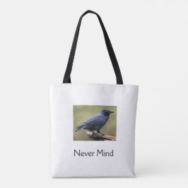 Edgar Allen Poe Raven Never Mind Tasche