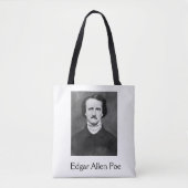 Edgar Allen Poe Raven Never Mind Tote Tasche (Vorderseite)