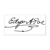 Edgar Allen Poe Signature Rubber Art Briefmarke Gummistempel (Prägung)