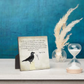 Edgar Allen Poe Table Decor Fotoplatte (InSitu)