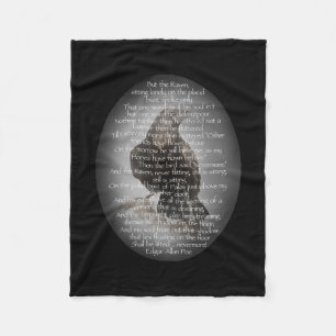 Edgar Allen Poe The Raven Gedicht Fleecedecke