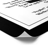 Edgar Allen Poe The Raven Gedicht Poster (Ecke)