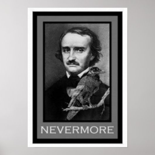 Edgar Allen Poe und Raven Poster (Vorne)