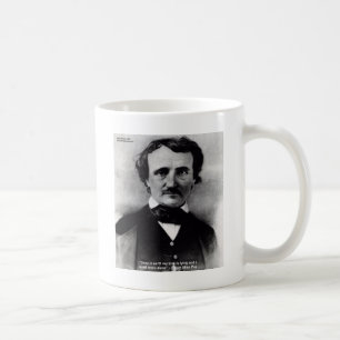Edgar Allen Poe "Weep Alone" Liebe Zitat Geschenke Kaffeetasse