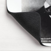 Edgar Allen Poe "Weep Alone" Liebe Zitat Geschenke Mousepad (Ecke)
