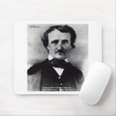 Edgar Allen Poe "Weep Alone" Liebe Zitat Geschenke Mousepad (Mit Mouse)