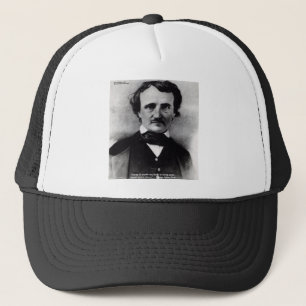 Edgar Allen Poe "Weep Alone" Liebe Zitat Geschenke Truckerkappe